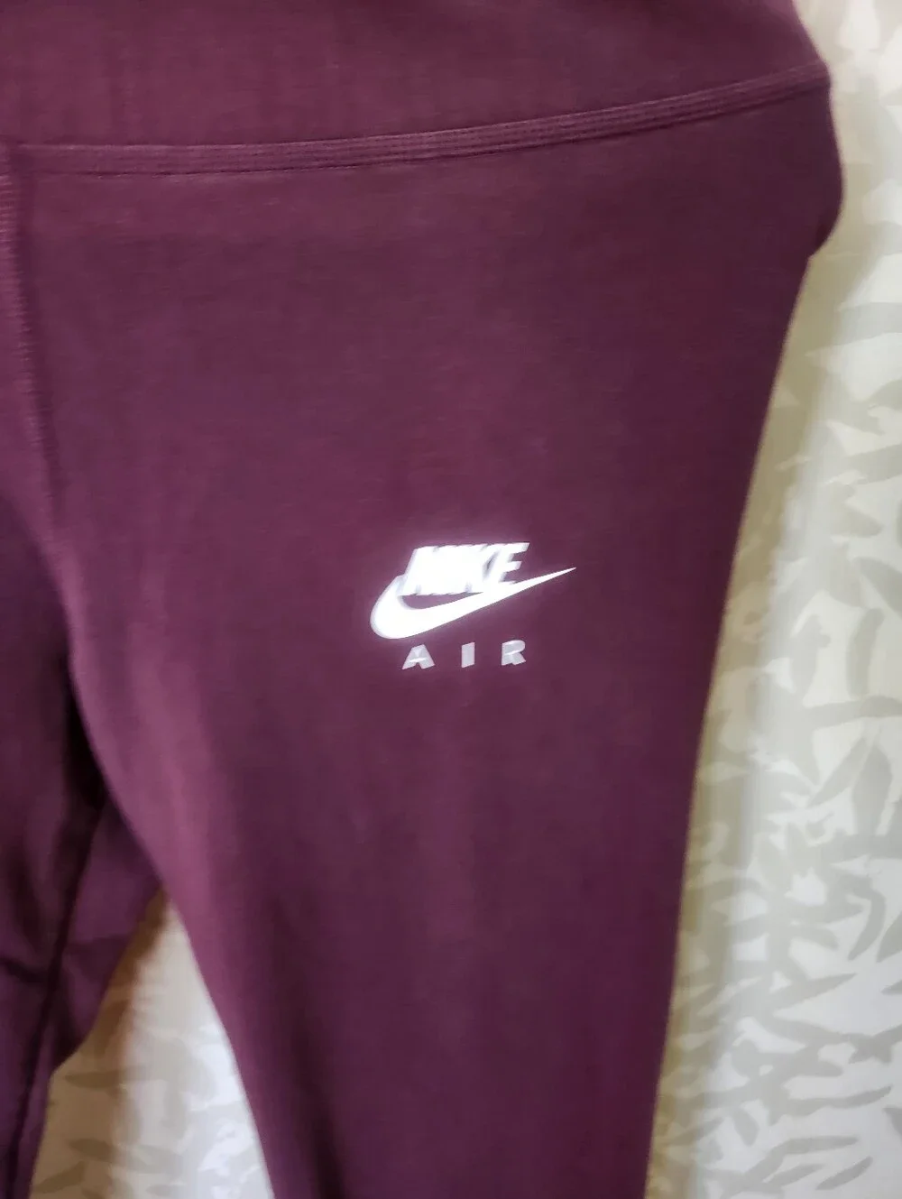 Nike Kids Burgundy Air Leggings